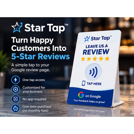 Star Tap™ | Smart Review Stand